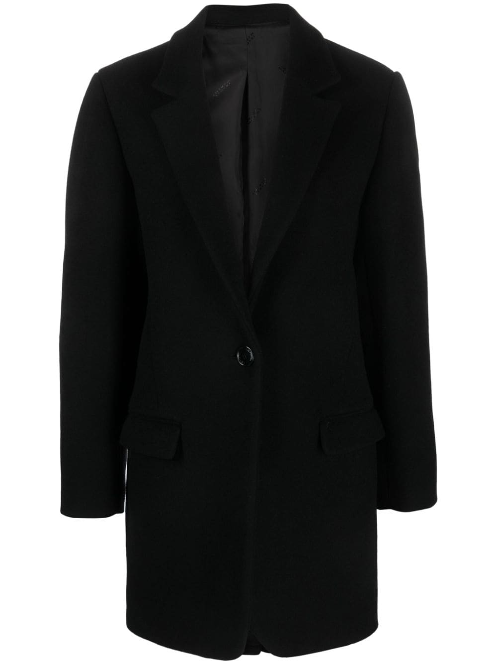 Áo Jacket JILINKA Thời Trang Đen Siêu Sang Trọng Làm Từ Lông Cừu & Cashmere