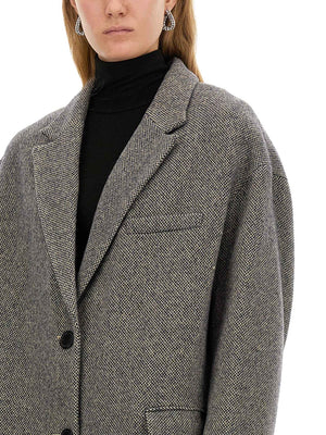 ISABEL MARANT ETOILE Chic Wool Blend Jacket Size 38