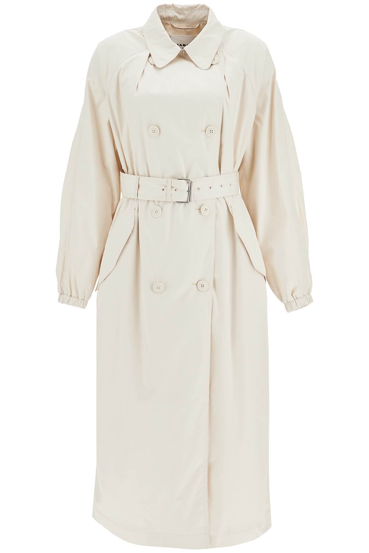 ISABEL MARANT ETOILE Elegant Flared Trench Coat with Belt