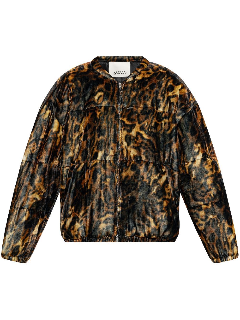 ISABEL MARANT Delima Leopard Print Women's Outerwear