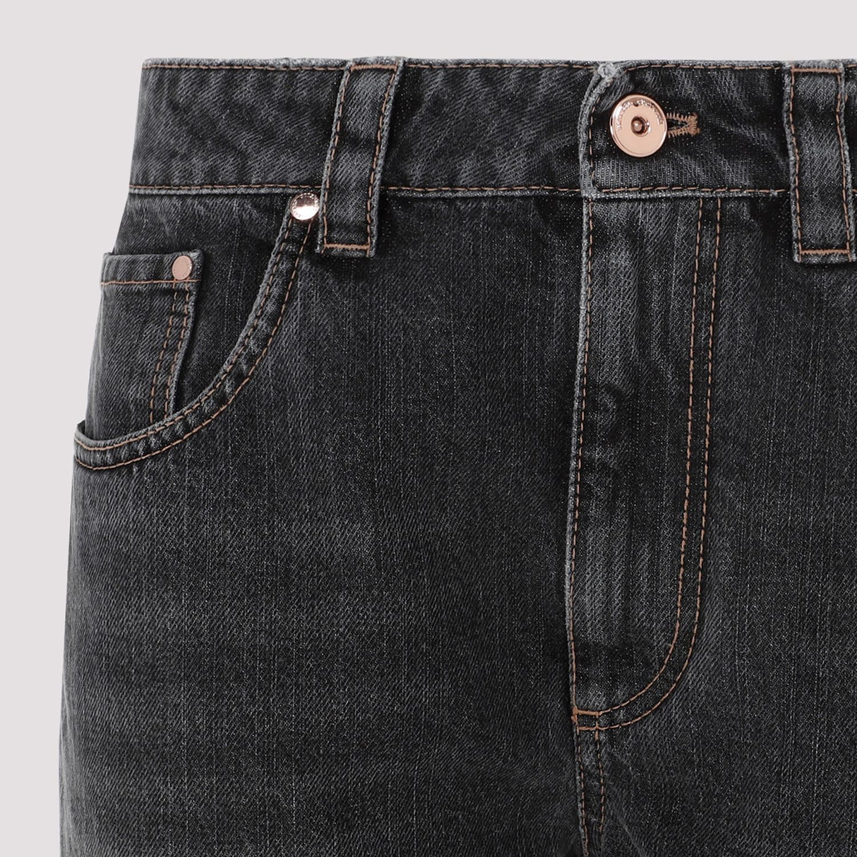 Quần Jeans Nữ 100% Cotton Màu Xám - Bộ Sưu Tập SS24