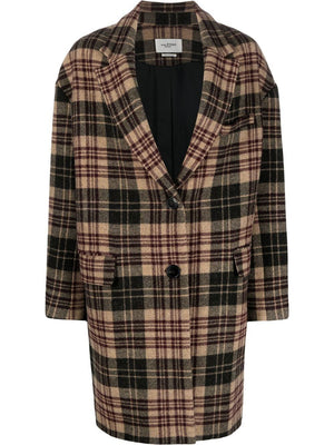 ISABEL MARANT ETOILE Warm up in Style with this FW22 Woolen Coat for Women