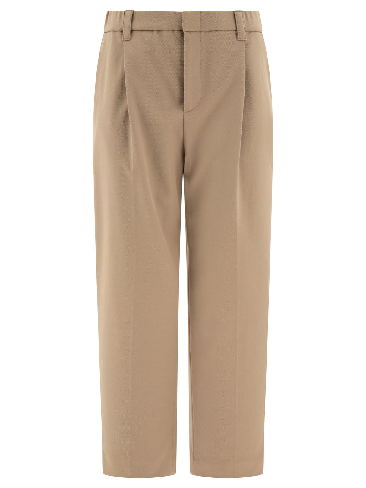 BRUNELLO CUCINELLI Luxurious Beige Slouchy Trousers