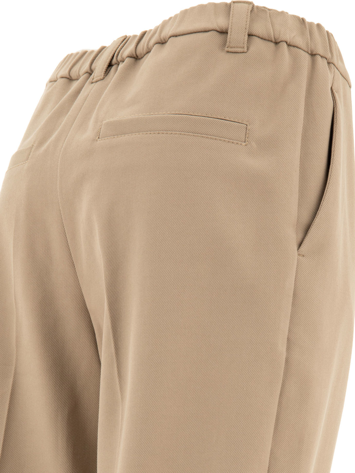 BRUNELLO CUCINELLI Luxurious Beige Slouchy Trousers