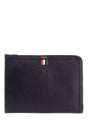 THOM BROWNE Large Pebble Grain Leather Document Holder