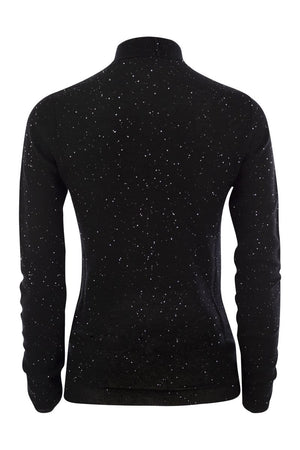 FABIANA FILIPPI Sequin-Embellished Slim Fit Turtleneck Sweater