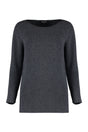 FABIANA FILIPPI Elegant Grey Wool Blend Sweater with Lurex Accents