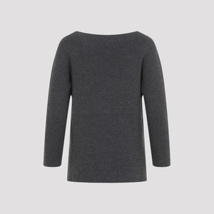 FABIANA FILIPPI Elegant Grey Wool Blend Sweater