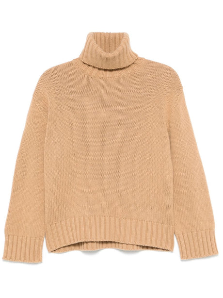 FABIANA FILIPPI Wool and Silk Blend Turtleneck Sweater