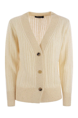 FABIANA FILIPPI Elegant Loose Fit Ribbed Cardigan