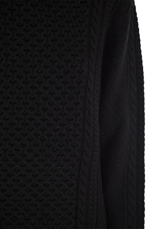 FABIANA FILIPPI Luxurious Turtleneck Sweater with Exclusive Textured Design