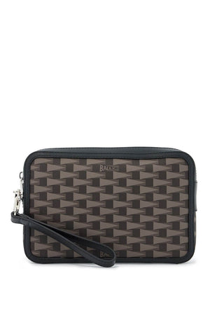 BALLY Pennant Print Mini Pouch Handbag