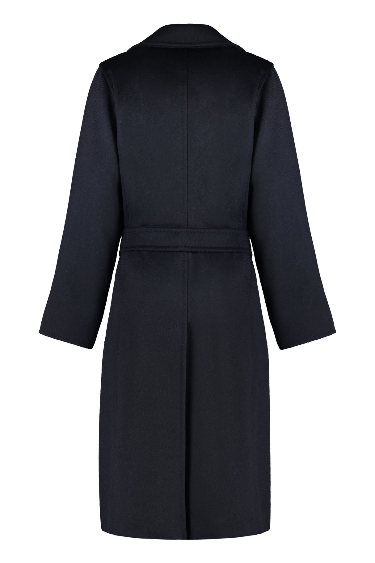 MAX MARA Cashmere Jacket with Coordinated Waist Belt and Back Slit