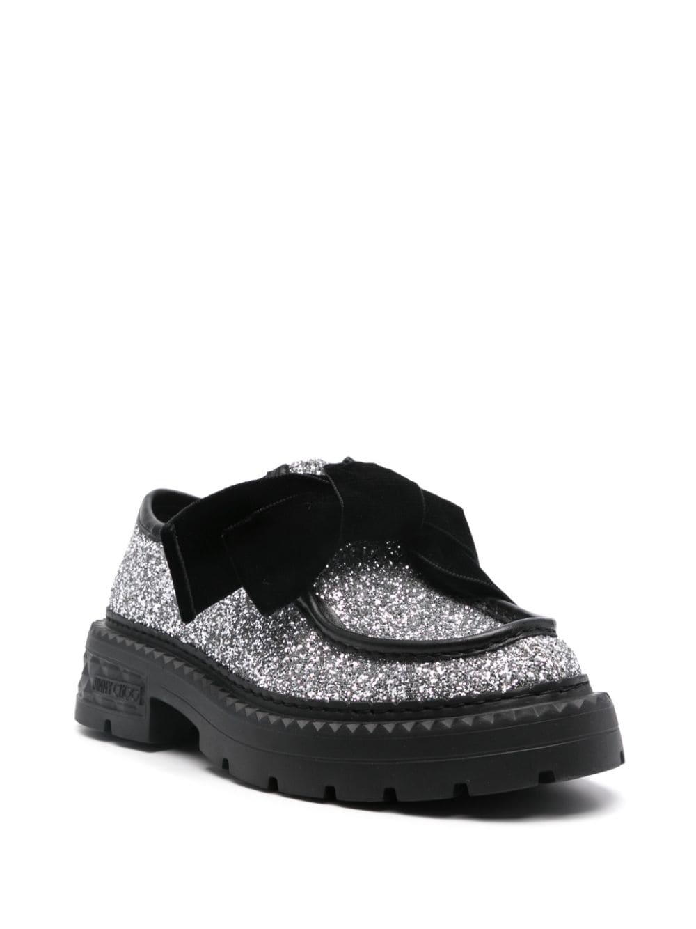 JIMMY CHOO Glittered Loafers for Women - Fall 2024