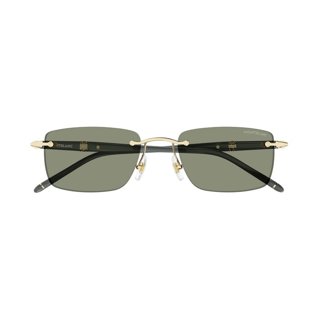 MONTBLANC Elegantly Crafted Gold Sunglasses for Men