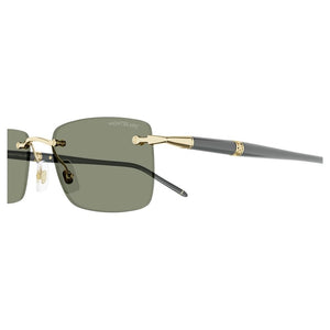 MONTBLANC Elegantly Crafted Gold Sunglasses for Men