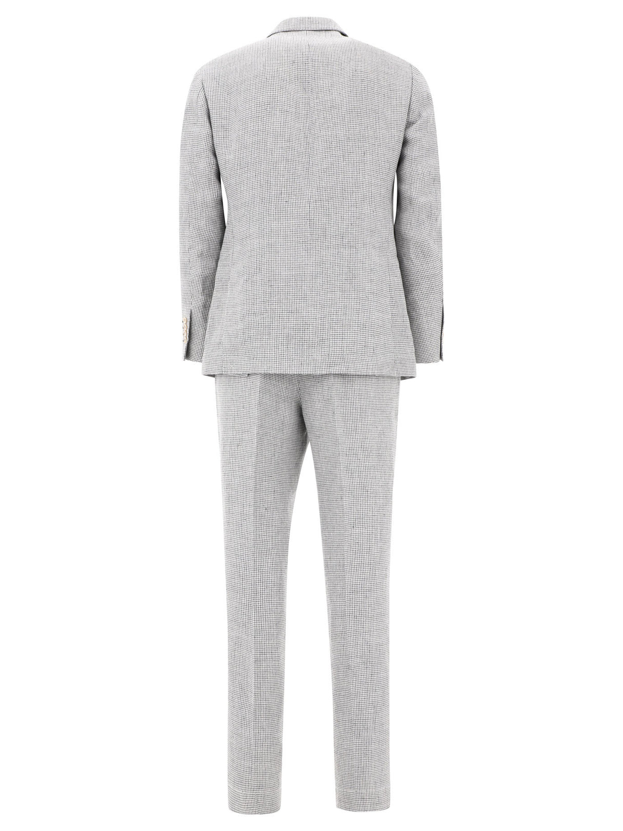 BRUNELLO CUCINELLI Classic Grey Suit Set for Men - 24SS Season