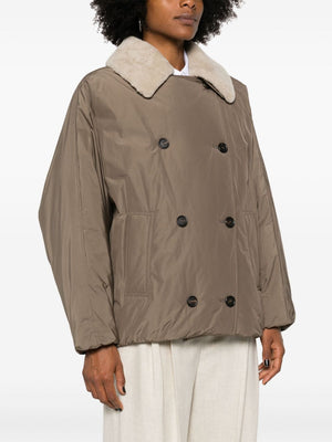 BRUNELLO CUCINELLI DOWN Jacket WITH SHEARLING NECK