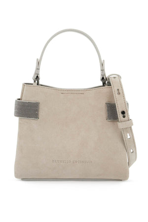 BRUNELLO CUCINELLI Elegant Handbag with Embroidered Details