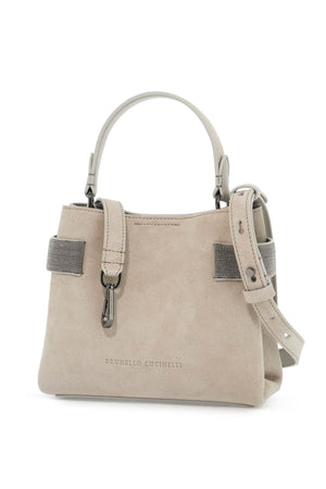 BRUNELLO CUCINELLI Elegant Handbag with Embroidered Details