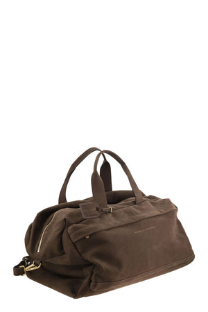 BRUNELLO CUCINELLI Active Nubuck Handbag - 62 X 30 X 28 CM