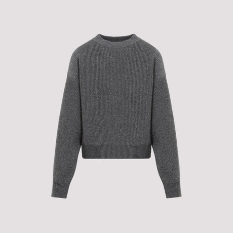 BRUNELLO CUCINELLI Gray Sequin Sweater for Women