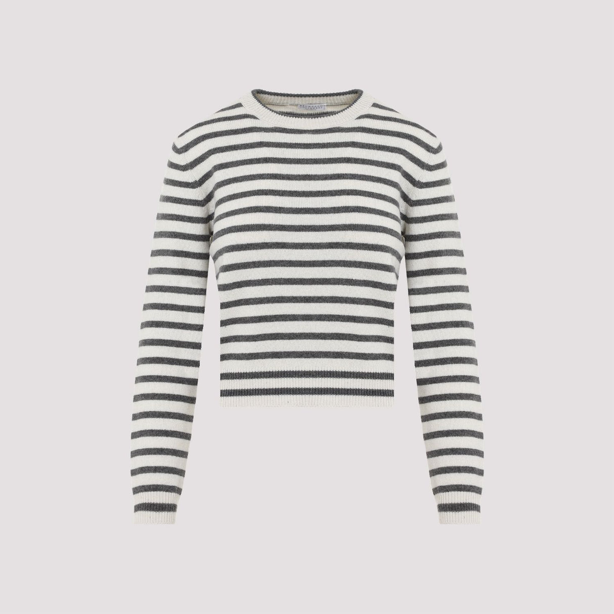 BRUNELLO CUCINELLI Elegant Striped Cashmere Blend Sweater