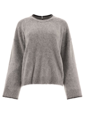 BRUNELLO CUCINELLI Luxury Mohair and Cashmere Blend Sweater - Relaxed Fit