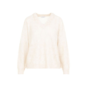 BRUNELLO CUCINELLI V Neck Mohair Blend Sweater