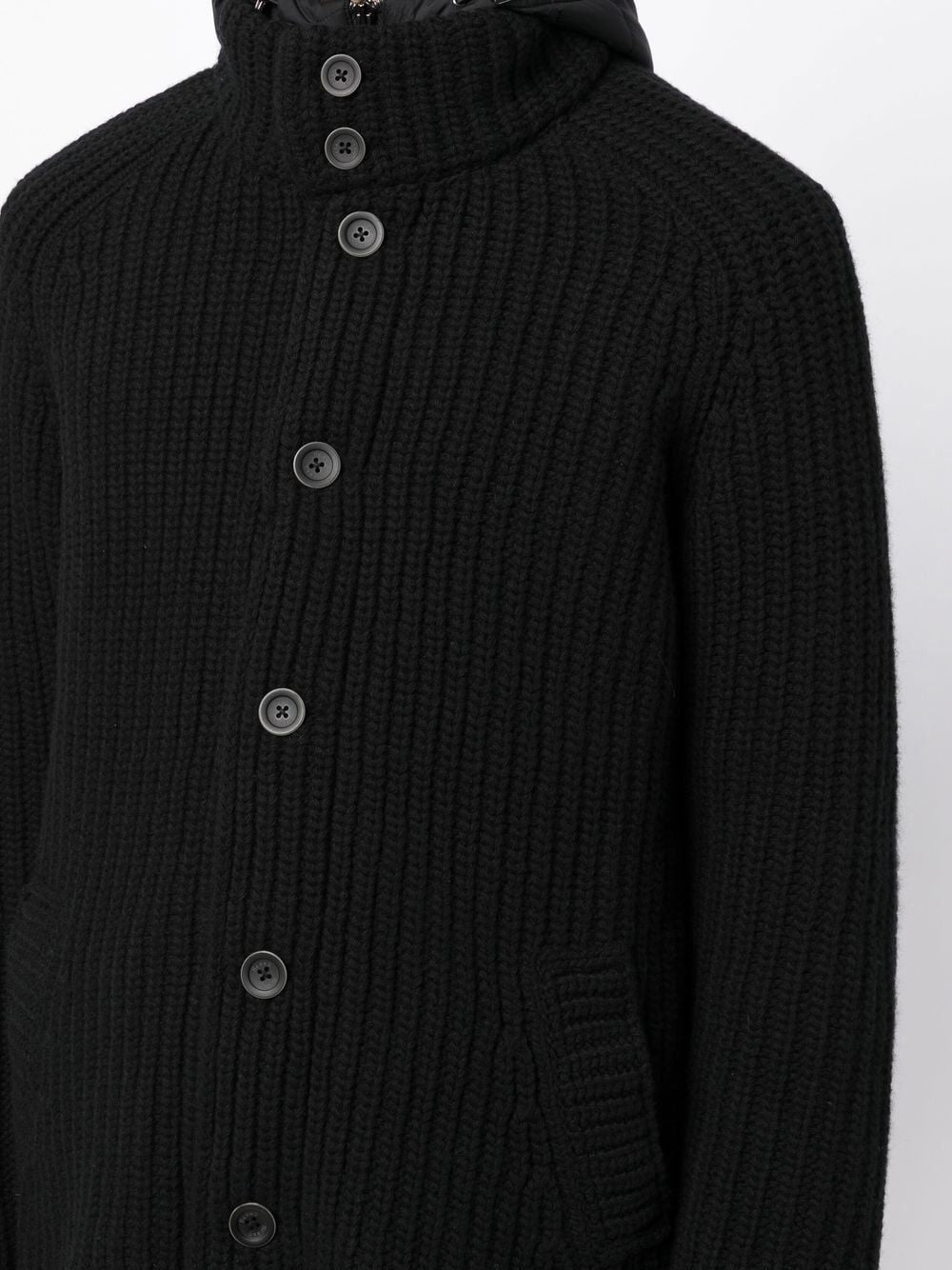 HERNO Ribbed Button-Up Jacket for Men - FW24