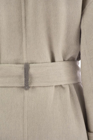 BRUNELLO CUCINELLI Elegant Cashmere Jacket with Shimmer Embellishments