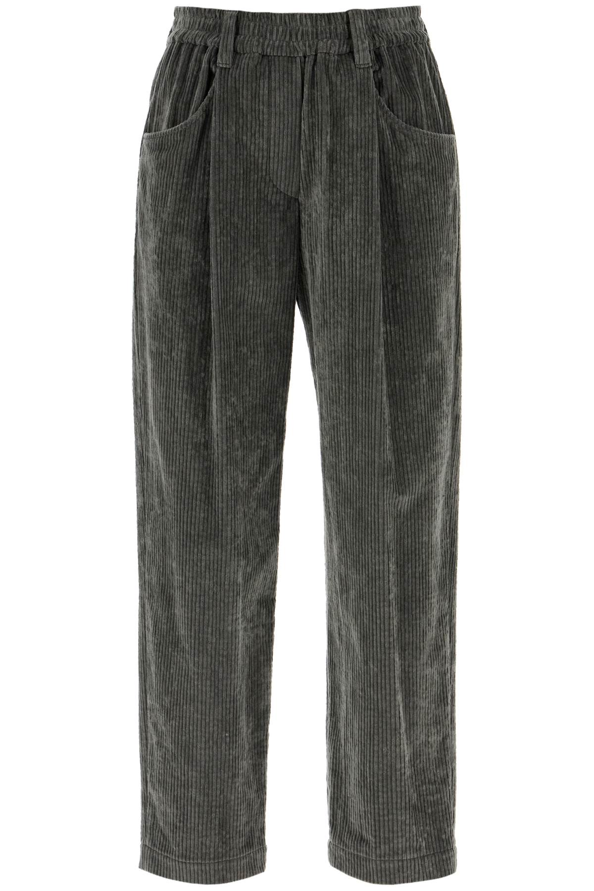 BRUNELLO CUCINELLI Women's Relaxed Fit Cropped Corduroy Pants