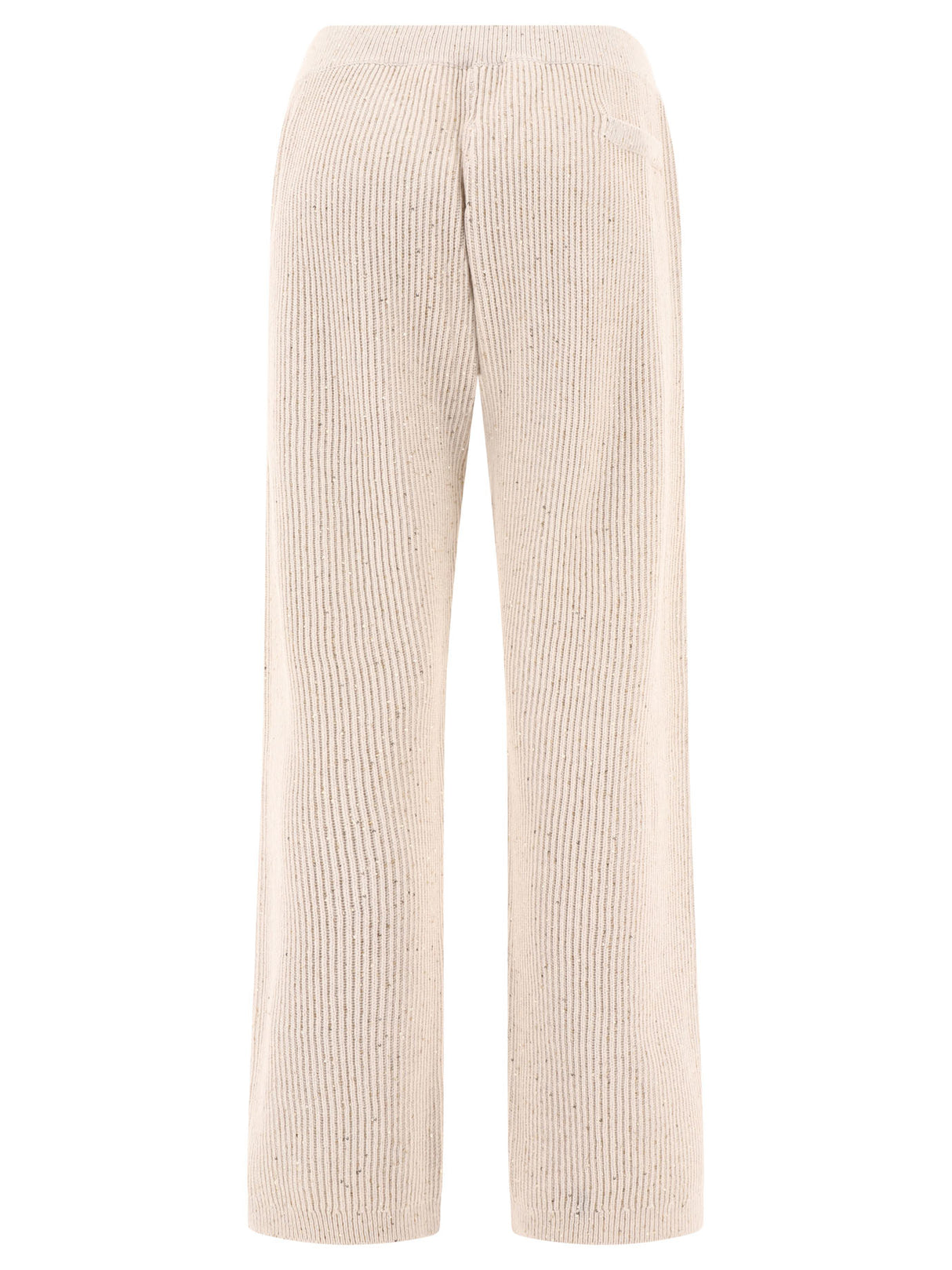 BRUNELLO CUCINELLI Beige Straight Pants for Women - 24SS Collection