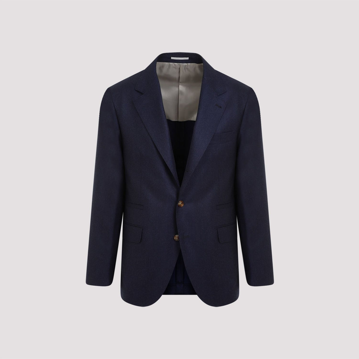 BRUNELLO CUCINELLI Deconstructed Single-Breasted Virgin Wool Jacket for Men