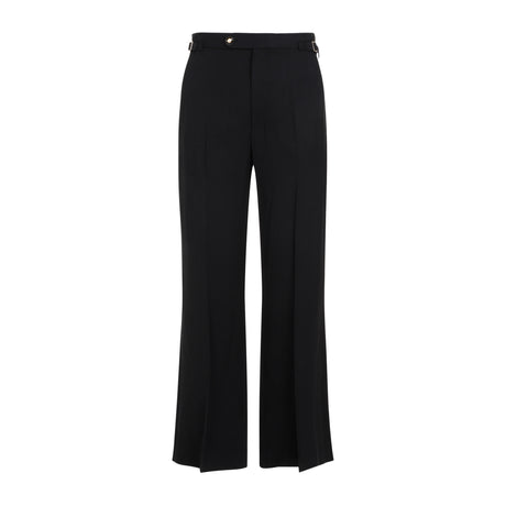 CASABLANCA Mens 23FW Black Straight Pants - High Quality Fashion Piece