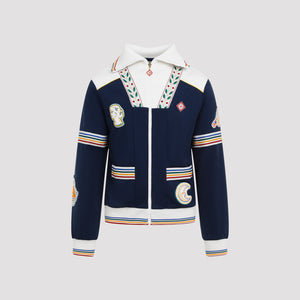 CASABLANCA Varsity Track Jacket - Men’s Style for Fall 2024