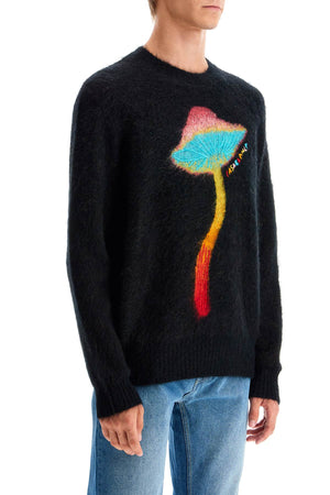 CASABLANCA Mystic Mushroom Crewneck Sweater