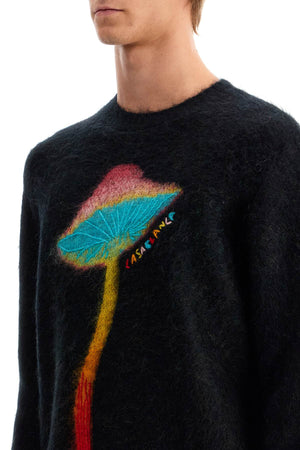 CASABLANCA Mystic Mushroom Crewneck Sweater