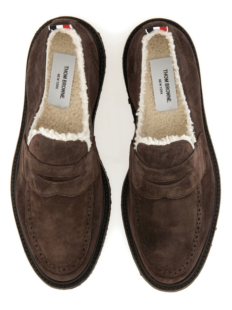 THOM BROWNE Classic Penny Moccasin for Men