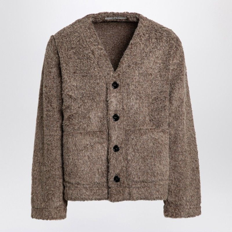 SÉFR Brushed Fleece Cardigan