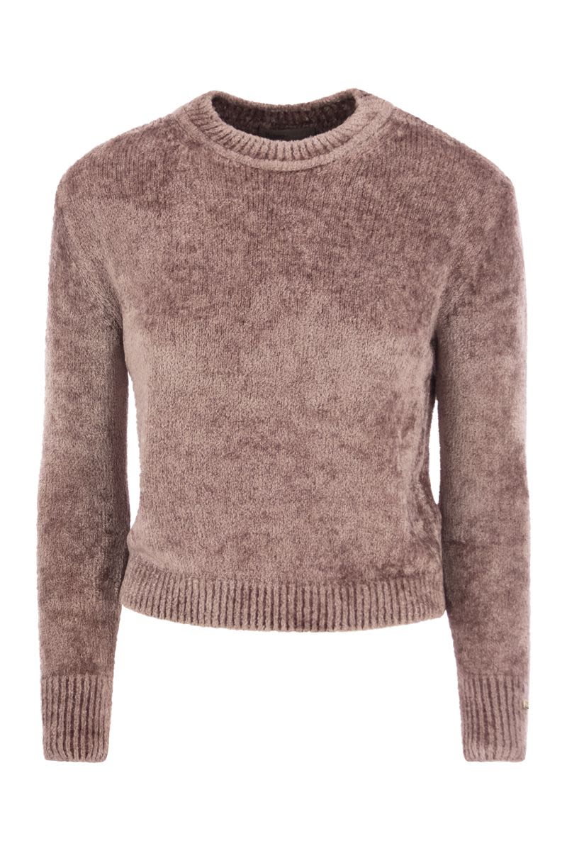 HERNO Chenille Knit Pullover for Women - FW23