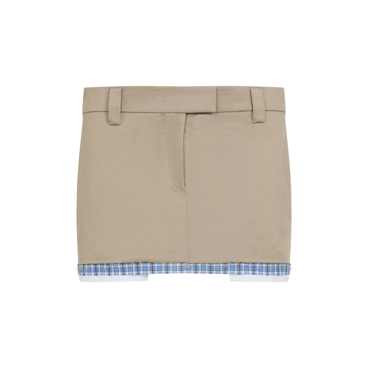 MIU MIU Elegant Cotton Mini Skirt for Women