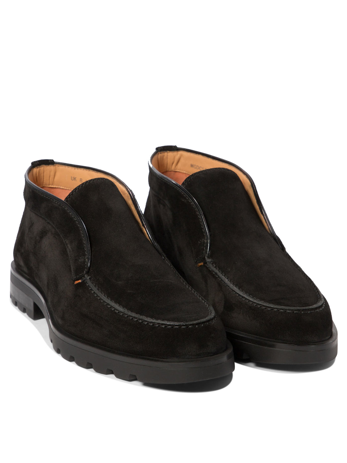 SANTONI Rock Suede Ankle Boots