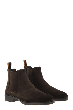 Boot Chelsea Da Suede Nhẹ Cho Nam - Gót 3.5 cm