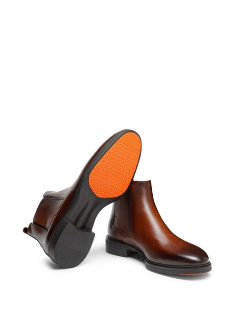 SANTONI Classic Easy Boots for Men