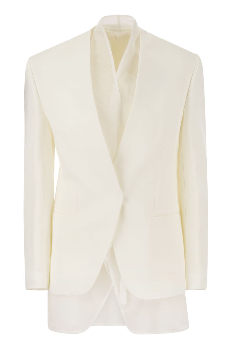 BRUNELLO CUCINELLI Elegant and Versatile Linen-Blend Jacket