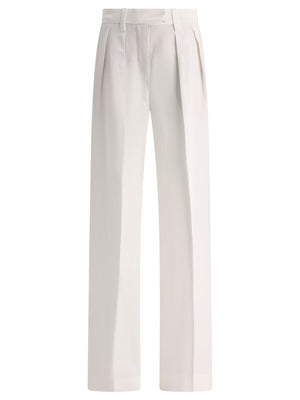 BRUNELLO CUCINELLI Beige Straight Pants for Women - Stylish and Versatile for the 2024 Season