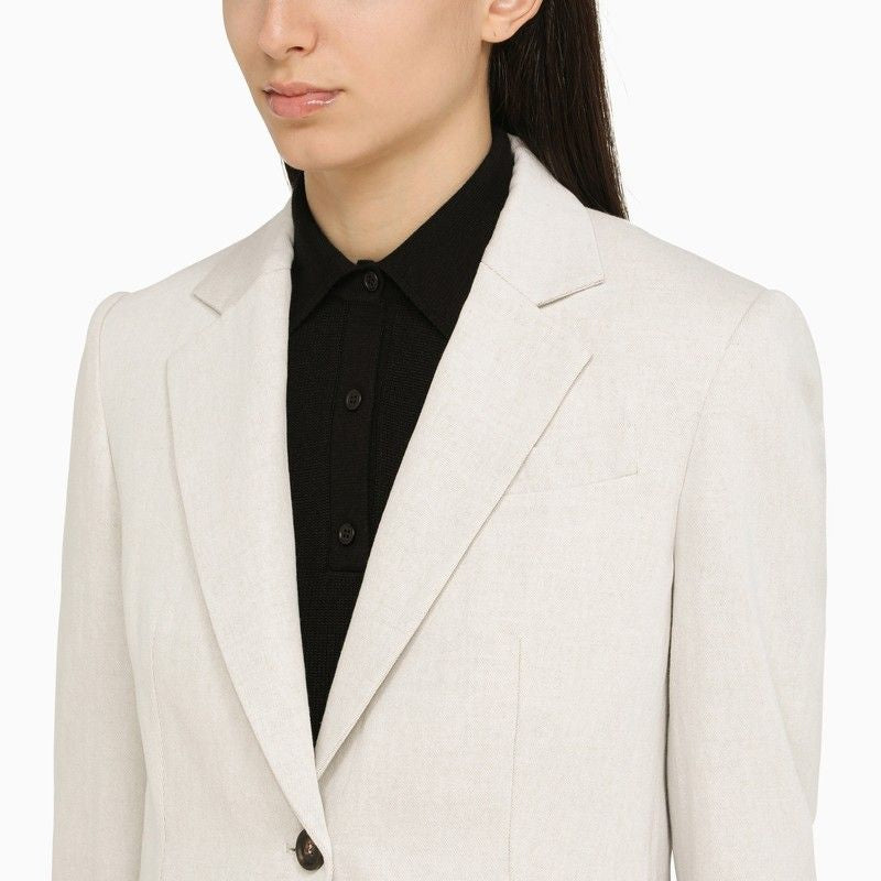 Áo khoác trắng thanh lịch dành cho phụ nữ - SS24