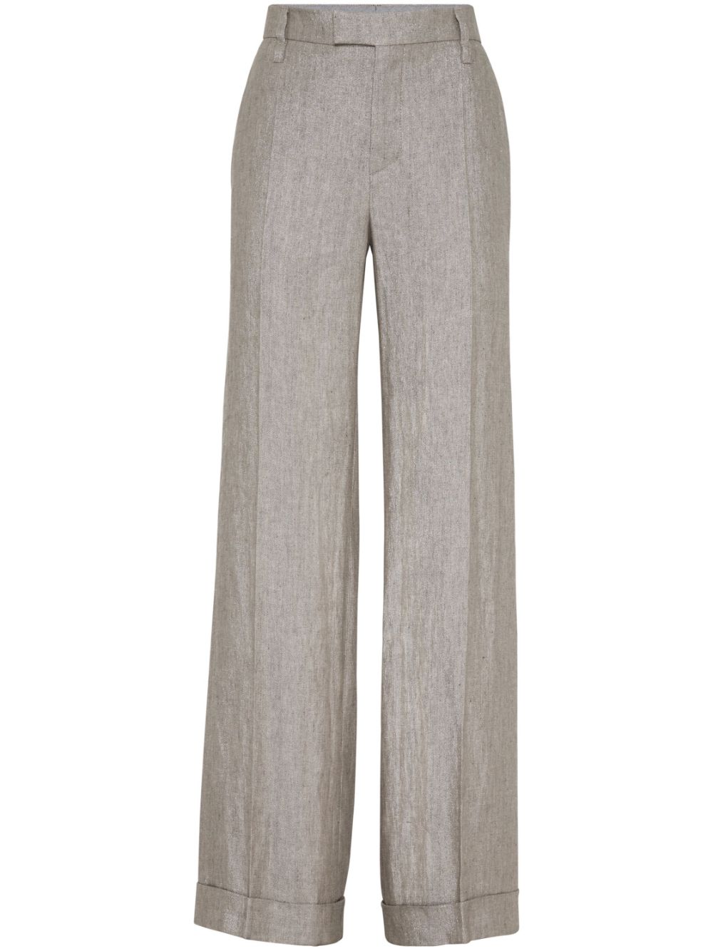 BRUNELLO CUCINELLI High-Waisted Wide Leg Trousers