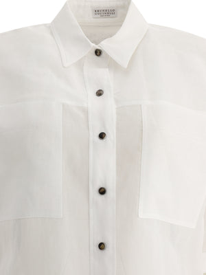 BRUNELLO CUCINELLI White 24SS Women's Shirt